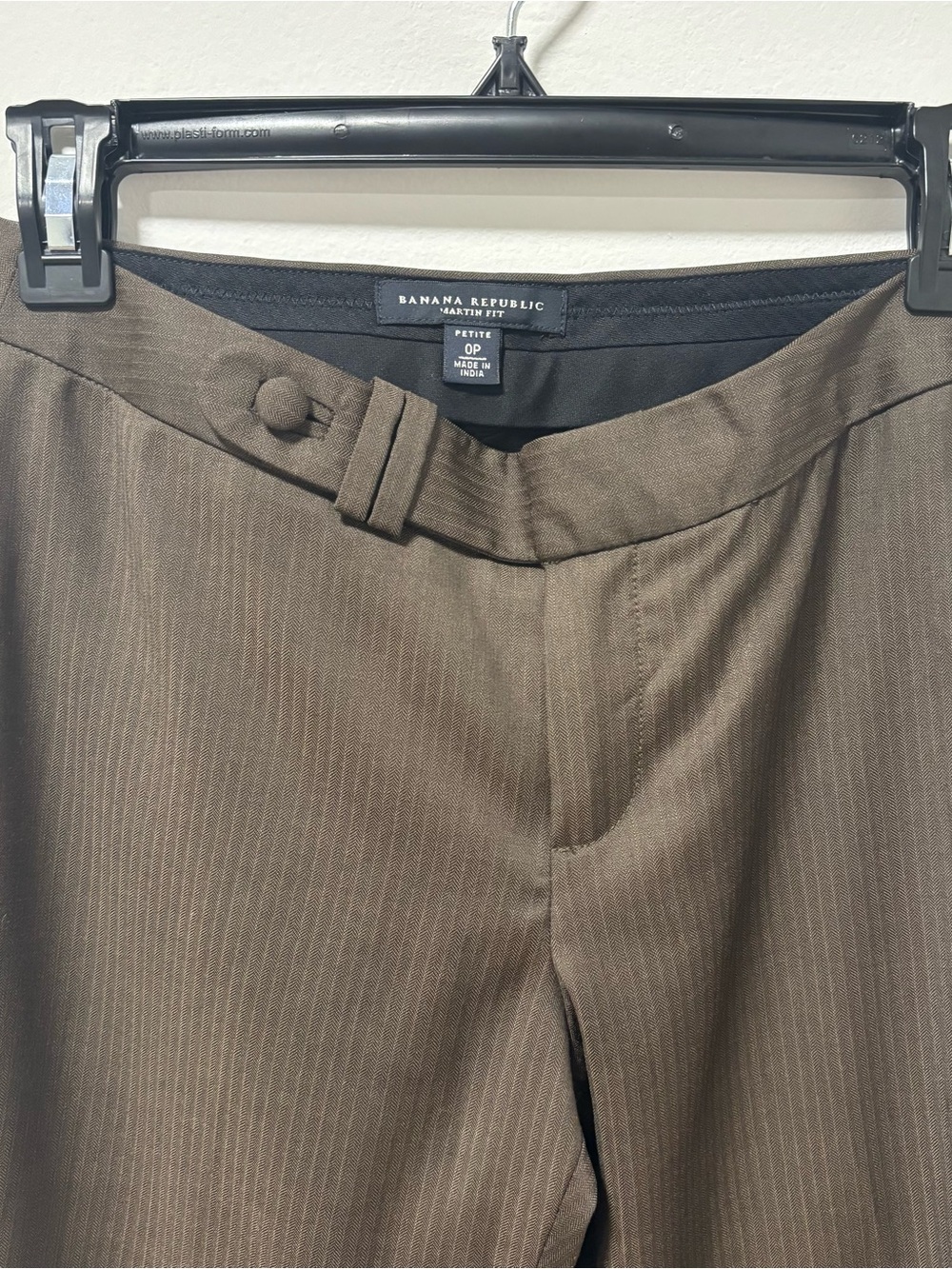 Banana Republic Petite Brown Pinstripe Dress Pants Size 0P
